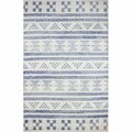 Bashian 3 ft. 6 in. x 5 ft. 6 in. Mayfair Collection Polypropylene Power Loom Area Rug Ivy & Blue M147-IVBL-4X6-MR611
